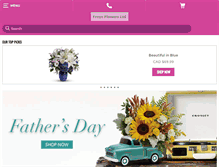 Tablet Screenshot of freysflowers.com